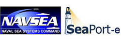 NAVSEA Seaport-e logo